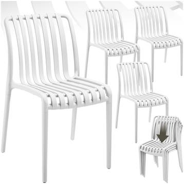 Tuinstoelen Alcudia, weerbestendig, stapelbaar, Verzenden, Nieuw