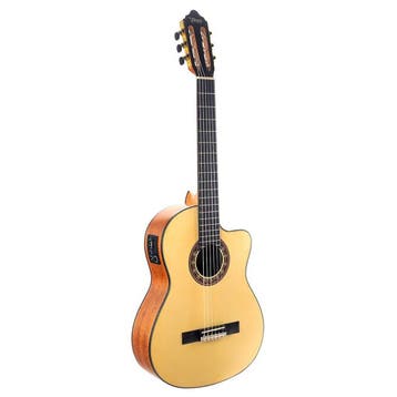 Valencia VC304CE Cutaway Klassieke Gitaar 4/4 Naturel, Ophalen of Verzenden, Nieuw