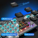2dekans | AULA S2096 RGB mechanisch gaming toetsenbord -, Computers en Software, Ophalen of Verzenden, Zo goed als nieuw, AULA