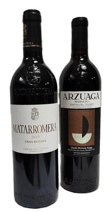2019 Matarromera, gran reserva & 2021 Arzuaga, reserva, Nieuw