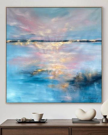 Ellis Hollering - Abstract landscape - Shimmering Waters -