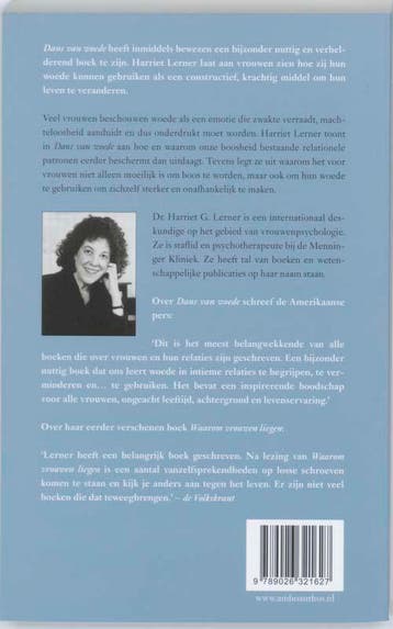 Dans van woede 9789026321627 Harriet G. Lerner, Verzenden, Zo goed als nieuw, Harriet G. Lerner