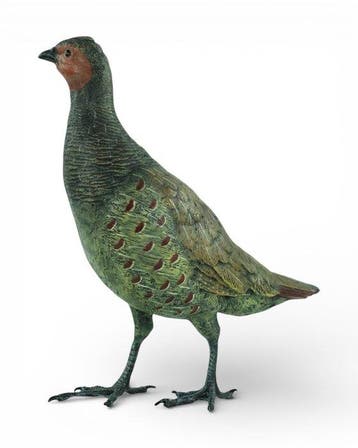 Franz Xaver Bergman - after - sculptuur, Partridge in Vienna