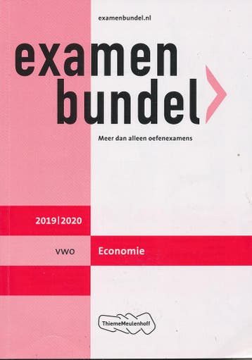 Examenbundel Economie VWO 2019/2020, Boeken, Schoolboeken, Verzenden, Nieuw