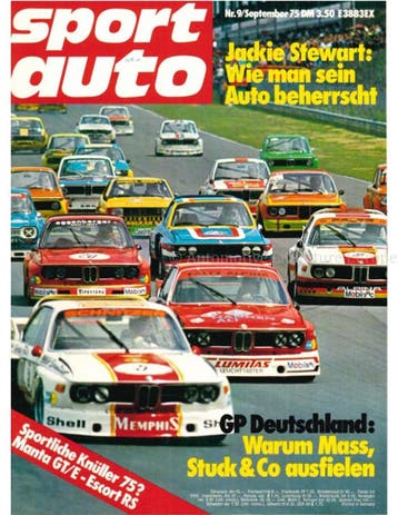 1975 SPORT AUTO MAGAZINE 09 DUITS, Nieuw, Author