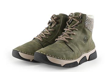Rieker Snowboots in maat 38 Groen, Kleding | Dames, Schoenen, Verzenden, Snowboots, Zo goed als nieuw, Groen
