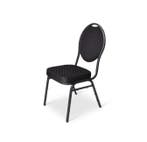 Stapelstoel MILO stalen frame en foam rug en zitting Zwar..., Verzenden, Nieuw