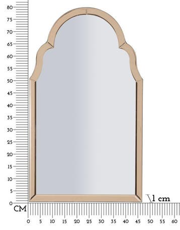 TANGER WANDSPIEGEL ROZE CM 47X1X80 ( BINNENSPIEGEL AFMETING, Ophalen of Verzenden, Nieuw