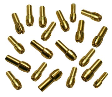 Complete set van 20 spantangen (4.3 mm), voor o.a. dremel, Ophalen of Verzenden, Nieuw