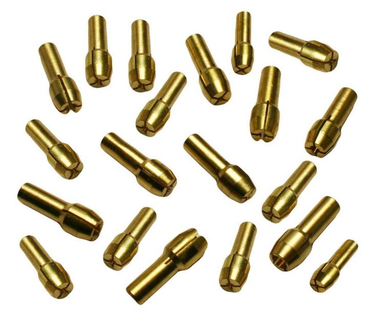 Complete set van 20 spantangen (4.3 mm), voor o.a. dremel, Doe-het-zelf en Verbouw, Gereedschap | Handgereedschap, Nieuw, Ophalen of Verzenden