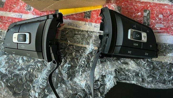 Golf 7 Stuurwiel Multifunctionele Knop CNL 5G0959442AD cr..., Auto-onderdelen, Carrosserie en Plaatwerk, Verzenden