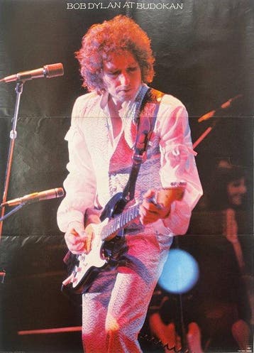 Bob Dylan - Manifesto originale CBS SONY - Jaren 1970