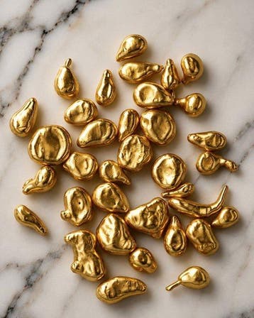 24kt goudgranulaten met COA (lees de beschrijving) Goud