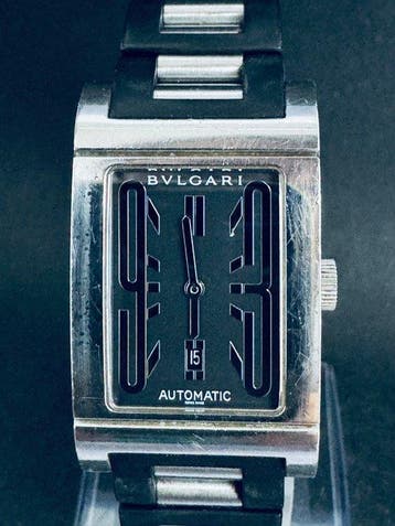 Bvlgari - Rettangolo - RT45S - Heren - 2000-2010, Nieuw