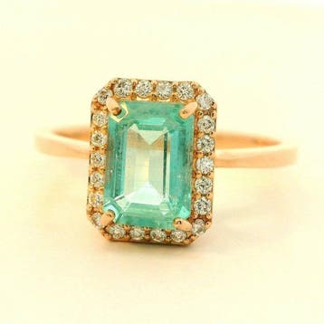 Zonder minimumprijs - Ring - 14 karaat Roségoud, 2,14 gram, Nieuw