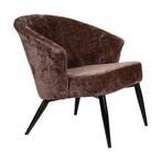 *WOONWINKEL* Dutchbone Georgia Fauteuil Paars Velvet, Huis en Inrichting, Fauteuils, Verzenden, Nieuw