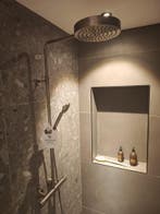 Regendouche gunmetal complete set showmodel - 0034, Doe-het-zelf en Verbouw, Sanitair, Ophalen, Nieuw, Douche