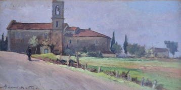 Mario Menichetti (1889-1975) - Paesaggio
