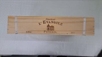 2017 Château LÉvangile - Pomerol - 6 Flessen (0.75 liter), Verzamelen, Nieuw
