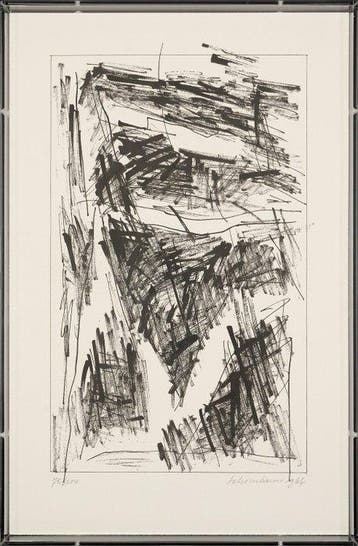 Jan Schoonhoven (1914-1994) - Handsignierter Siebdruck –