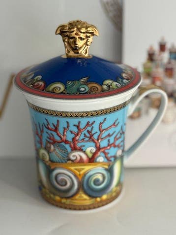 Rosenthal - Versace - Mok - TRESOR DE LA MER Beker met