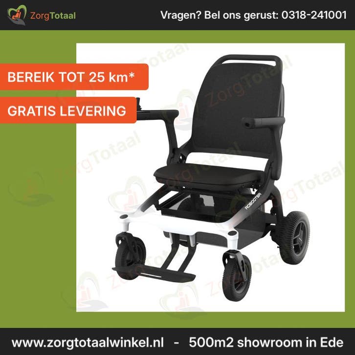 Elektrische rolstoel - Robooter E80 Carbon - Modern en vol.., Diversen, Rolstoelen, Elektrische rolstoel, Nieuw, Ophalen of Verzenden