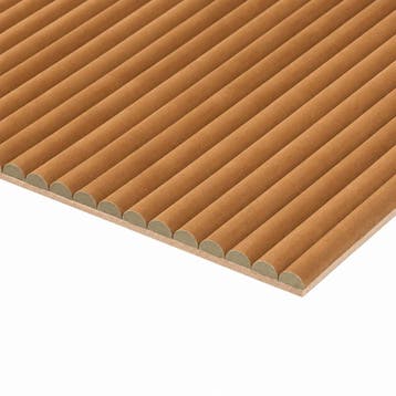 Akoestische Brushed Suede Solid Panelen 280 x 60 x 2.4 cm -, Ophalen of Verzenden, Nieuw, Overige materialen, 20 tot 50 mm