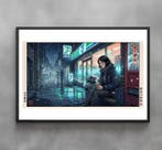 Sato Hageshi - Tokyos Nightlife - Signed and Numeroted 1/1, Antiek en Kunst