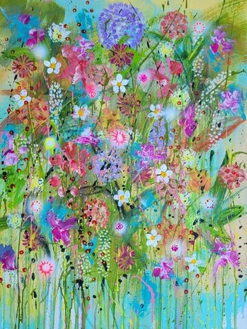 Laura Capellini - IL GIARDINO DI HANAKO #53 (XL) -Acrylic