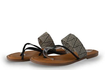 Graceland Slippers in maat 41 Zwart, Slippers, Verzenden, Zwart, Zo goed als nieuw
