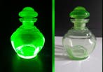 Flacon parfum Art déco - Parfumfles - Uraniumglas -