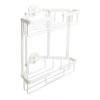 Doucherek | Differnz (Driehoek, 2 laags, Aluminium, Wit), Doe-het-zelf en Verbouw, Sanitair, Nieuw, Verzenden