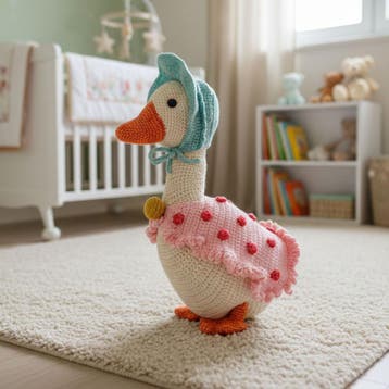 Moeder Gans Knuffel Haken - Haakpret Anja Toonen - Haakpat, Ophalen of Verzenden, Nieuw