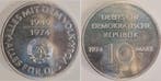 Duitsland 10 Mark Probe in zilver 25 Jahre Ddr 1974 A zilver, Verzenden