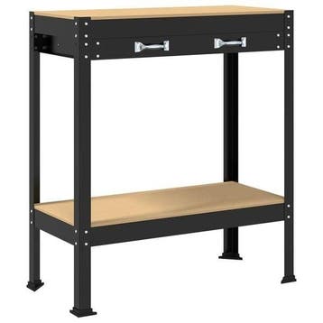 Werktafel Bewerkt Hout 81x41cm | Laatste Stuk!, Ophalen of Verzenden, Zo goed als nieuw, 70 tot 120 cm