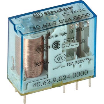 Finder PCB Relais 24VDC 10A Dual CO AgNi Contact -, Verzenden, Nieuw, Overige typen