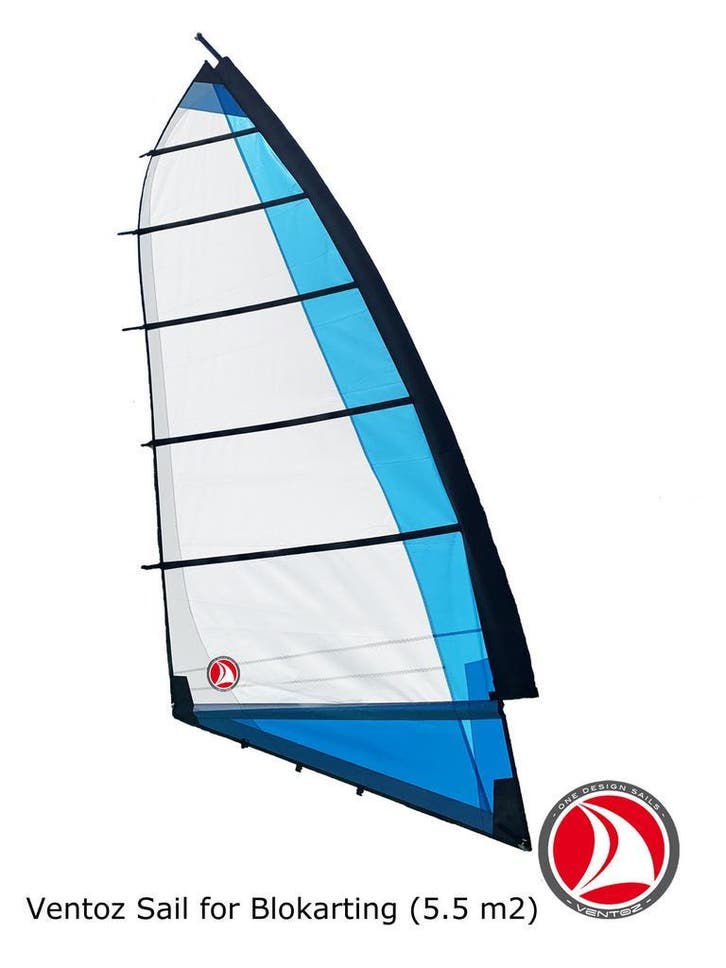 Ventoz Strandzeil 5.5 m2, Watersport en Boten, Zeilen en Zeiltoebehoren, Minder dan 3 meter, Minder dan 15 m², Nieuw, Grootzeil