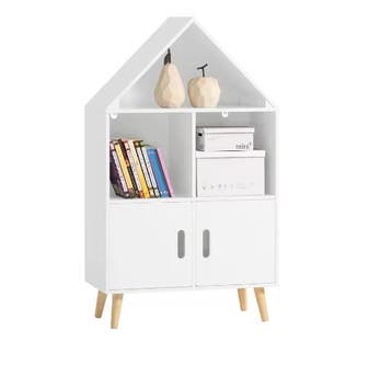 Kinderboekenkast Huisontwerp met Opbergvakken, Verzenden, Nieuw