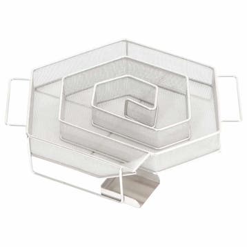 vidaXL Rookgenerator koud 6-hoekig 22,5 cm roestvrij staal, Verzenden, Nieuw