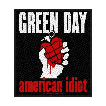 Green Day - American Idiot I - Patch officiële merchandise, Ophalen of Verzenden, Nieuw, Kleding