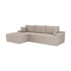 Coredo Bank - Corduroy bekleding - Links - Taupe, Verzenden, Nieuw