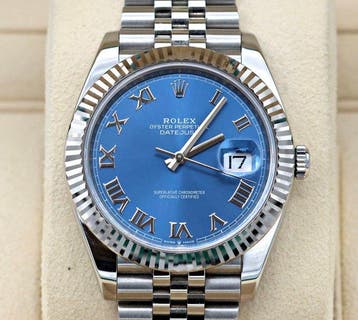 Rolex - Oyster Perpetual Datejust 41 Blue Roman Dial -, Nieuw