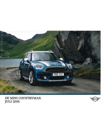 2019 MINI COUNTRYMAN BROCHURE NEDERLANDS, Nieuw, Author