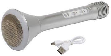 Karaoke-microfoon Bluetooth Oplaadbare 2200 mAh-batt. NIEUW, Verzenden, Nieuw, Microfoon(s)