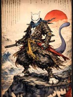 daveY - Mewtwo Ronin: Il Leggendario Guerriero – Stampa su, Nieuw