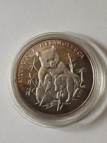 Wereld. Medal 1986, WWF Panda - 20g (.999) Silber (Zonder