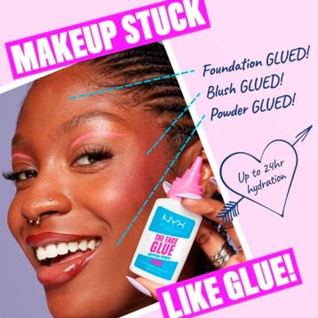 NYX The Face Glue Primer - 35ml, Ophalen of Verzenden, Nieuw, Gehele gezicht, Make-up