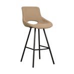 *WOONWINKEL* Tower Living Campo Barkruk Teddy Lichtbruin, Verzenden, Nieuw