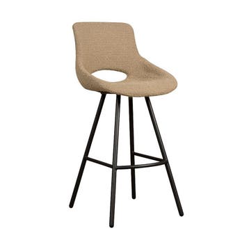 *WOONWINKEL* Tower Living Campo Barkruk Teddy Lichtbruin, Verzenden, Nieuw