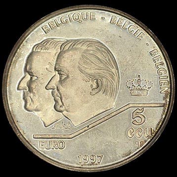 België. 5 Ecu 1997 (Zonder minimumprijs)